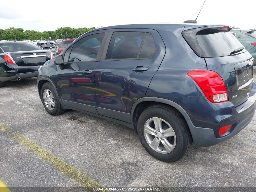 2018 Chevrolet Trax Ls VIN: 3GNCJKSB2JL276891 Lot: 40439445