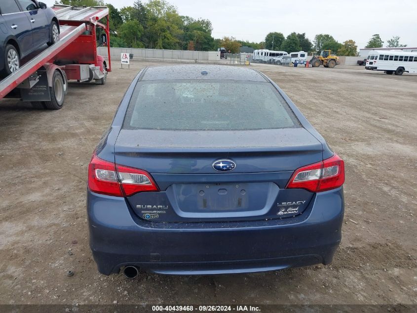 2015 Subaru Legacy 2.5I Premium VIN: 4S3BNBC6XF3017899 Lot: 40439468