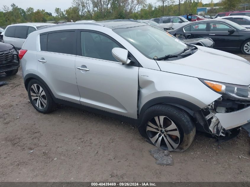 2013 Kia Sportage Ex VIN: KNDPCCA21D7524617 Lot: 40439469