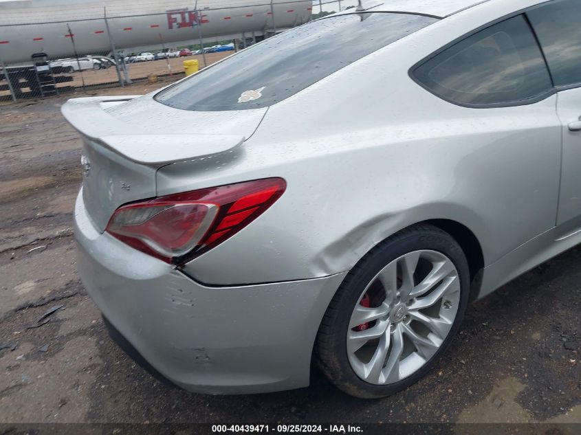 2013 Hyundai Genesis 3.8 Track VIN: KMHHU6KJ4DU103481 Lot: 40439471