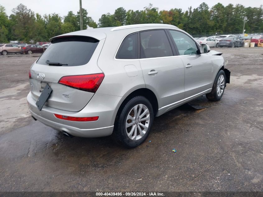 2014 Audi Q5 Premium VIN: WA1CFAFPXEA013176 Lot: 40439495