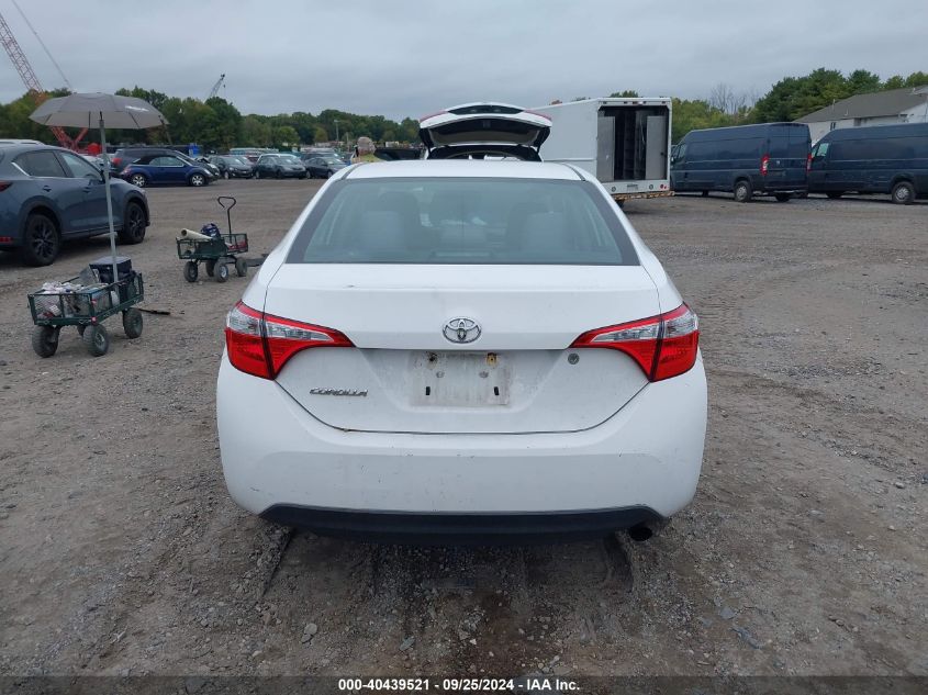 2016 Toyota Corolla L VIN: 2T1BURHE3GC567899 Lot: 40439521