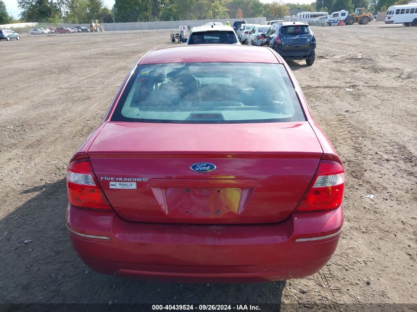 1FAHP23166G167287 2006 Ford Five Hundred Se