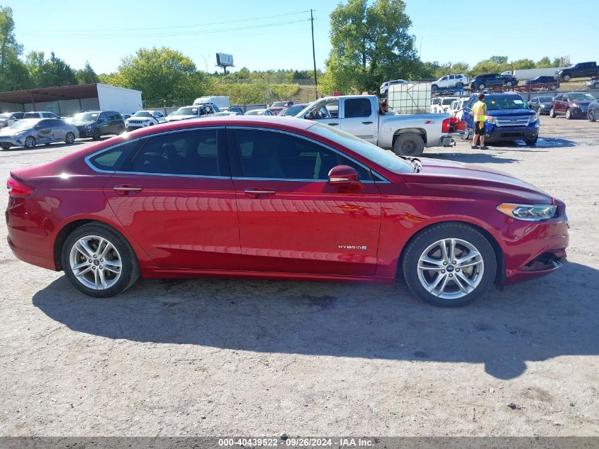 2018 Ford Fusion Hybrid Se VIN: 3FA6P0LU2JR203578 Lot: 40439522