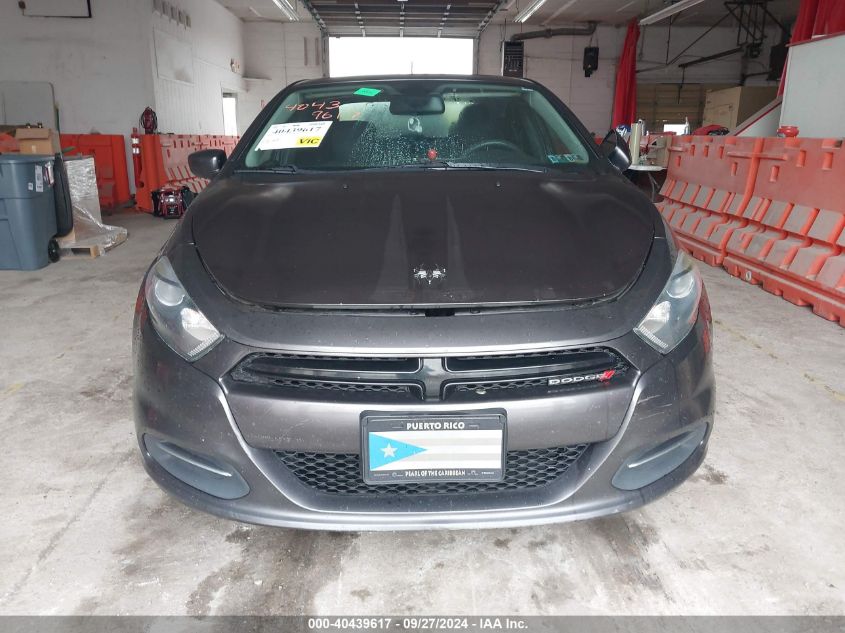 2016 Dodge Dart Sxt VIN: 1C3CDFBB6GD762405 Lot: 40439617