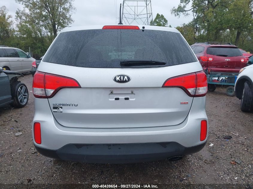 2015 Kia Sorento Lx VIN: 5XYKT3A68FG564597 Lot: 40439654