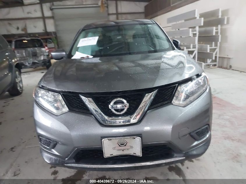 2016 Nissan Rogue S/Sl/Sv VIN: JN8AT2MT9GW013899 Lot: 40439672