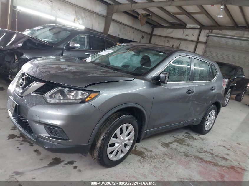 2016 Nissan Rogue S/Sl/Sv VIN: JN8AT2MT9GW013899 Lot: 40439672