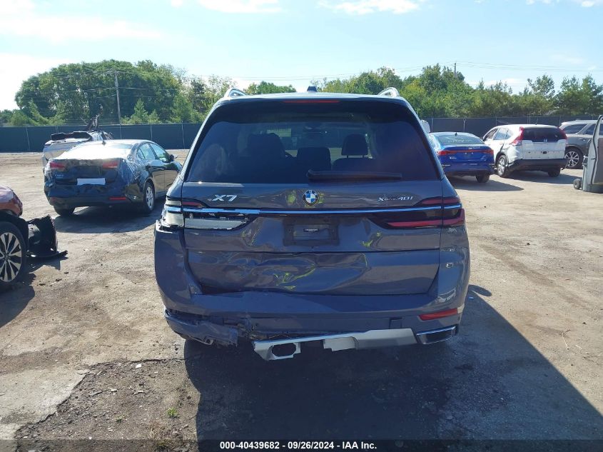 5UX23EM06P9P07356 2023 BMW X7 xDrive40I