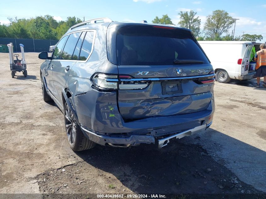 2023 BMW X7 xDrive40I VIN: 5UX23EM06P9P07356 Lot: 40439682