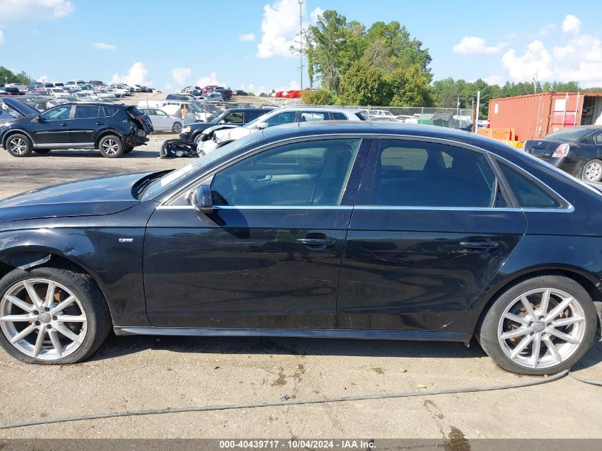 2014 Audi A4 2.0T Premium VIN: WAUFFAFL2EA089374 Lot: 40439717