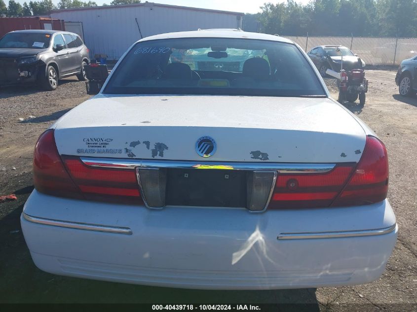 2003 Mercury Grand Marquis Ls VIN: 2MEFM75W03X681690 Lot: 40439718