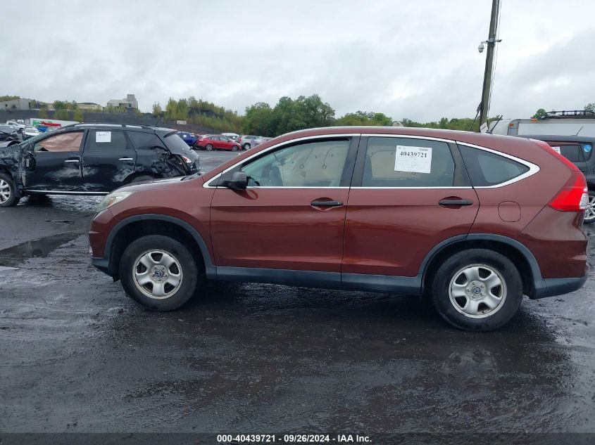 2015 Honda Cr-V Lx VIN: 2HKRM4H32FH605795 Lot: 40439721