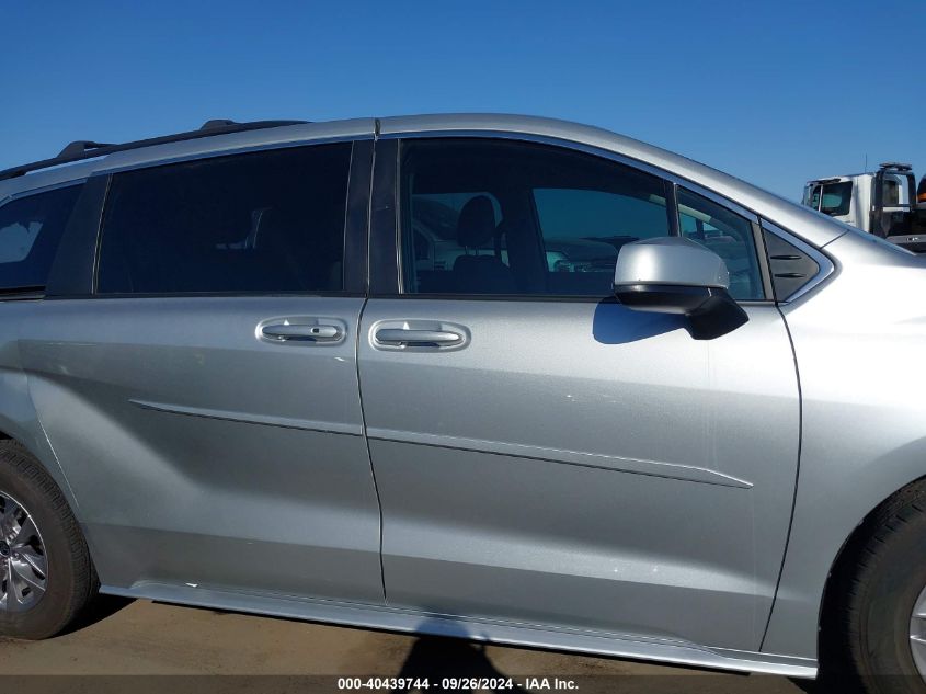 2022 Toyota Sienna Le VIN: 5TDKRKEC6NS103246 Lot: 40439744