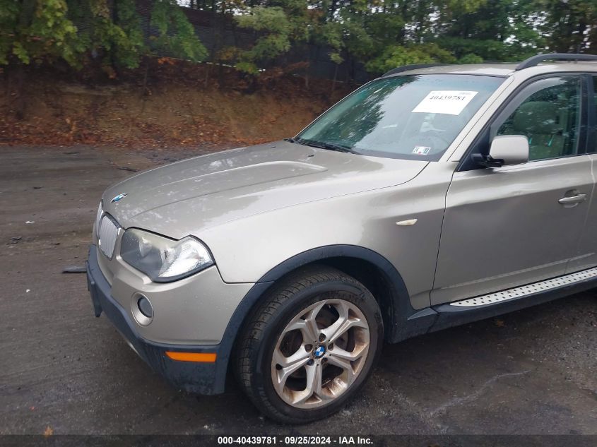 2009 BMW X3 xDrive30I VIN: WBXPC934X9WJ30826 Lot: 40439781