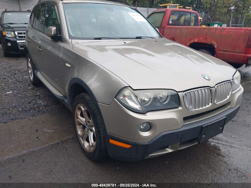 2009 BMW X3 xDrive30I VIN: WBXPC934X9WJ30826 Lot: 40439781