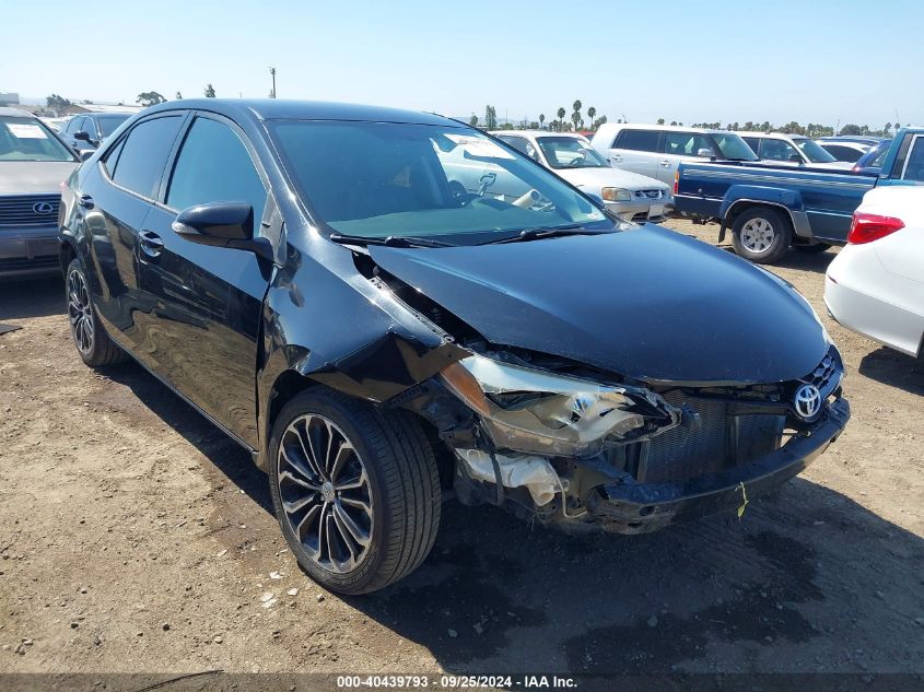 2015 Toyota Corolla S Plus VIN: 5YFBURHE7FP337409 Lot: 40439793