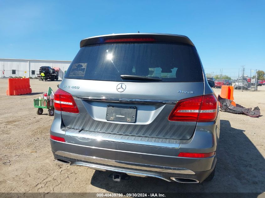 2018 Mercedes-Benz Gls 450 4Matic VIN: 4JGDF6EE8JB092547 Lot: 40439798