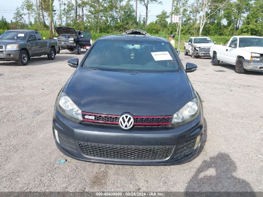 2013 Volkswagen Gti 4-Door VIN: WVWHD7AJ2DW025606 Lot: 40439800