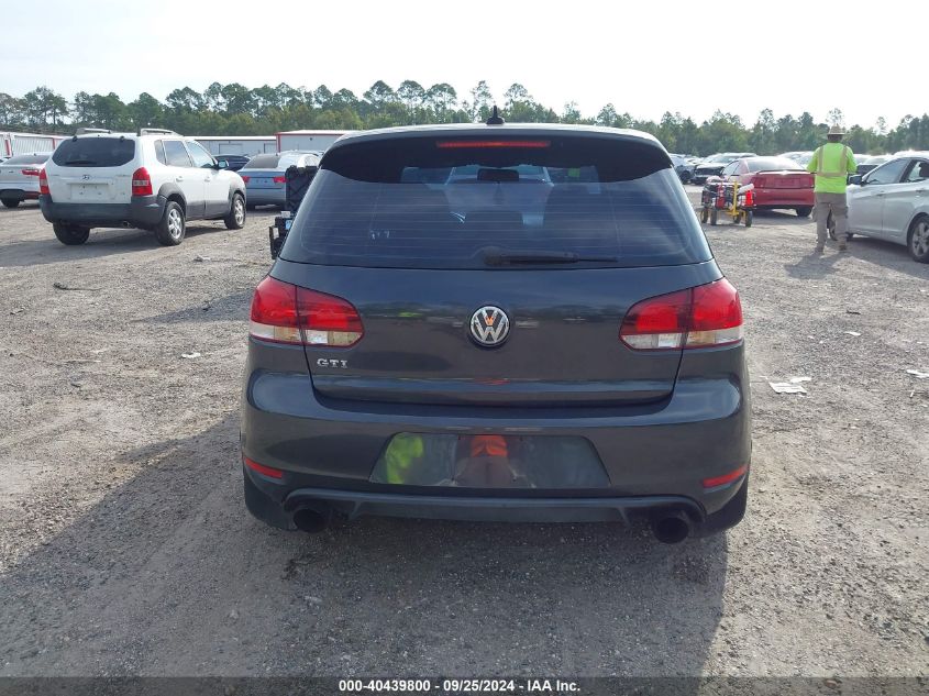 2013 Volkswagen Gti 4-Door VIN: WVWHD7AJ2DW025606 Lot: 40439800