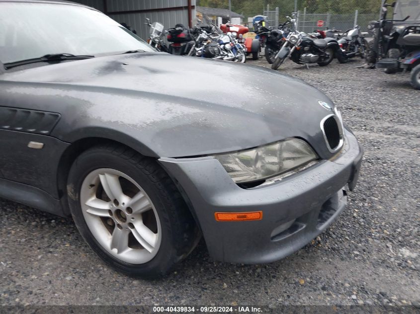 4USCH9349YLF83765 2000 BMW Z3 2.3