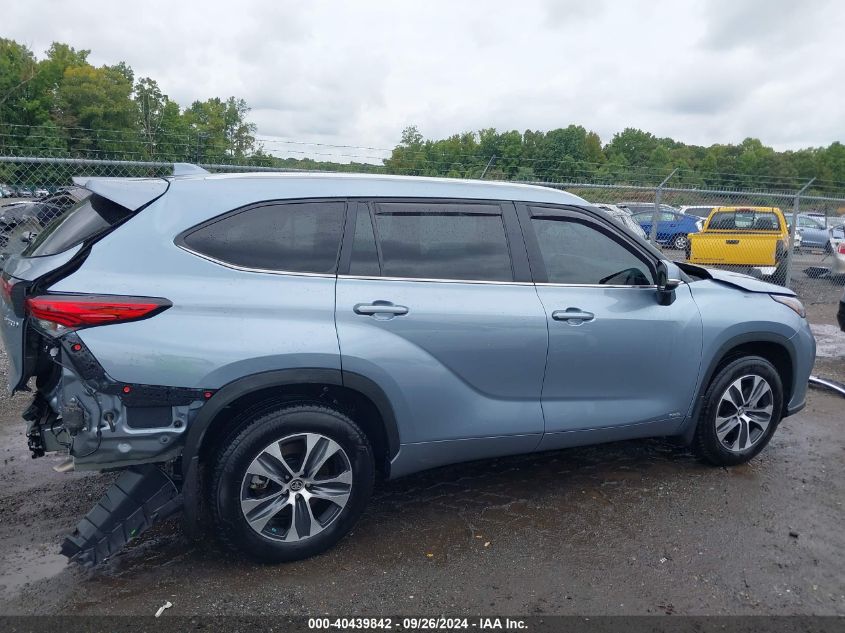 2023 TOYOTA HIGHLANDER HYBRID XLE - 5TDKBRCH4PS135739