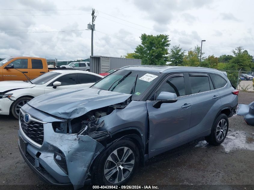 2023 TOYOTA HIGHLANDER HYBRID XLE - 5TDKBRCH4PS135739