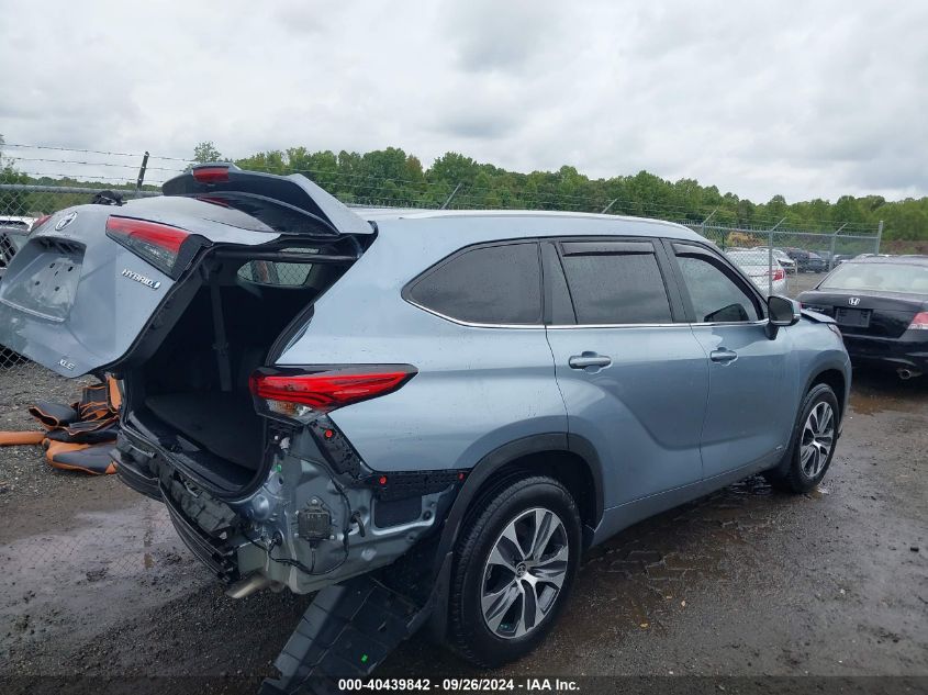 2023 TOYOTA HIGHLANDER HYBRID XLE - 5TDKBRCH4PS135739