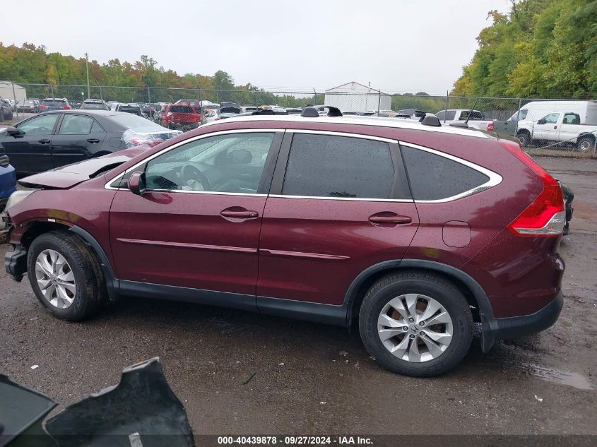 2014 Honda Cr-V Ex-L VIN: 5J6RM3H76EL001121 Lot: 40439878