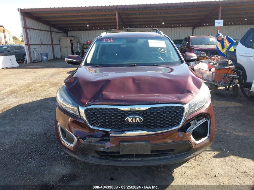 2017 Kia Sorento 3.3L Lx VIN: 5XYPGDA56HG332980 Lot: 40439889