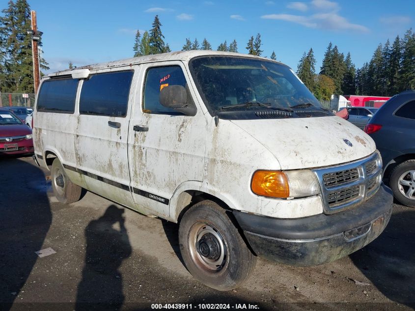 2B4JB25Z72K120250 2002 Dodge Ram Wagon 2500