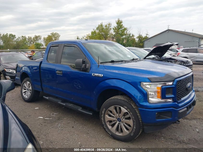 VIN 1FTEX1EP4JFC12900 2018 FORD F-150 XL