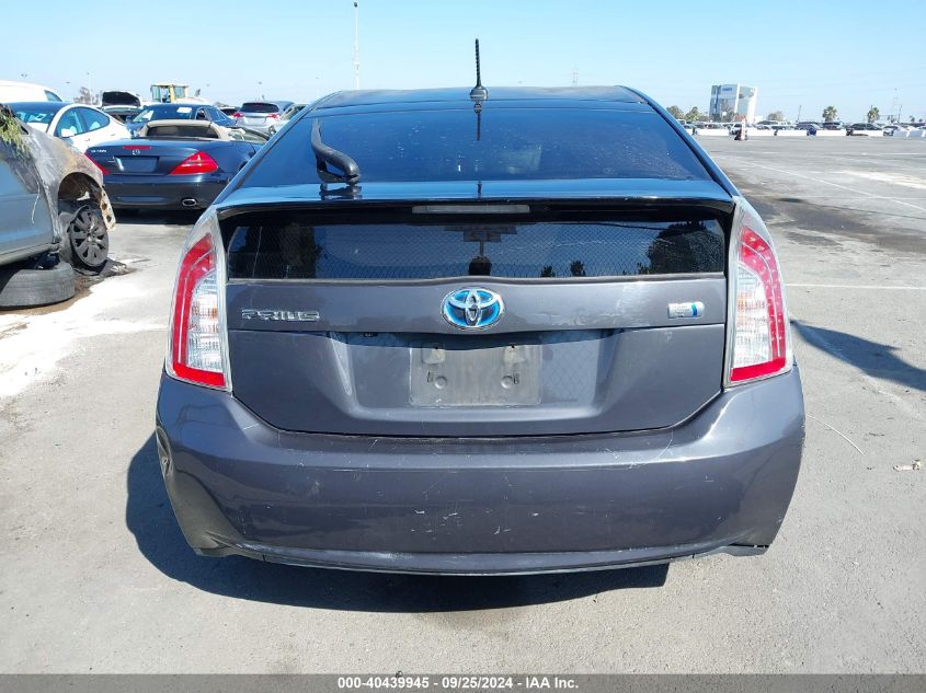 2013 Toyota Prius Three VIN: JTDKN3DUXD5661388 Lot: 40439945