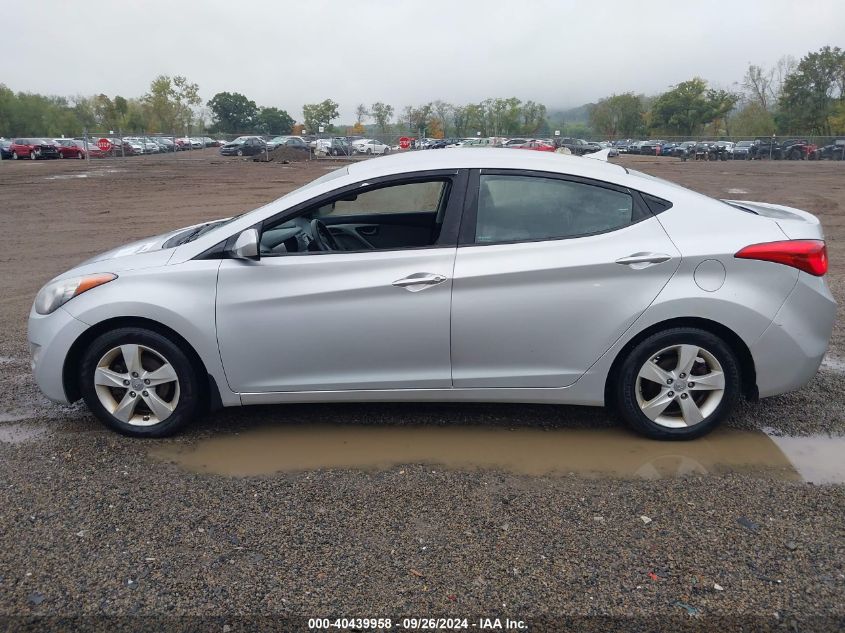 2013 Hyundai Elantra Gls VIN: KMHDH4AE0DU835764 Lot: 40439958