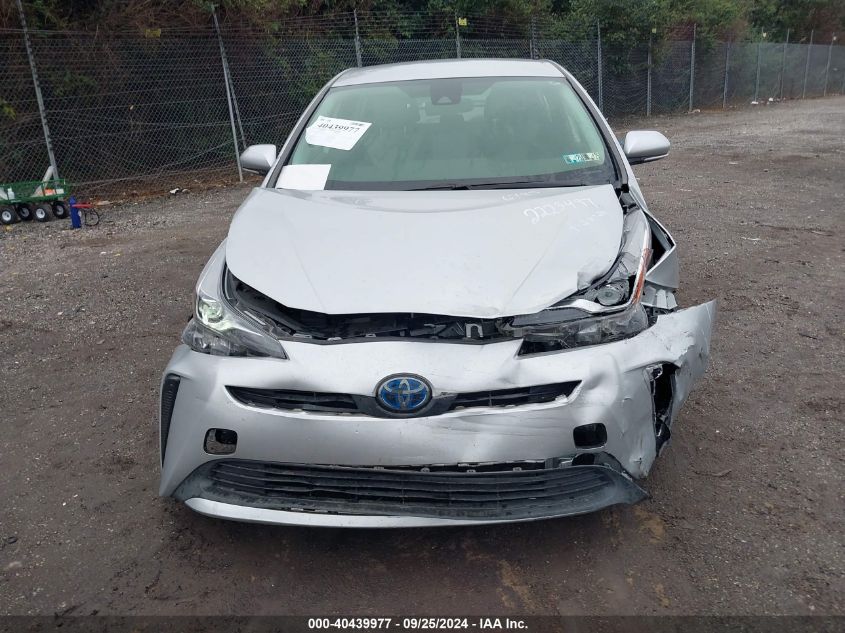 2021 Toyota Prius L Eco VIN: JTDKAMFU6M3146785 Lot: 40439977