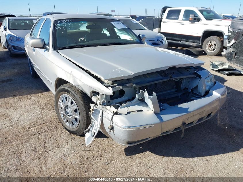 2006 Mercury Grand Marquis Gs VIN: 2MEFM74VX6X615998 Lot: 40440010