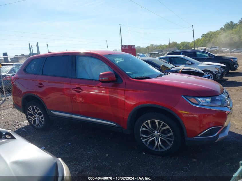 2017 Mitsubishi Outlander Se VIN: JA4AZ3A38HZ045290 Lot: 40440076