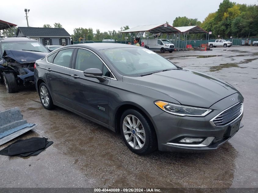 2017 FORD FUSION ENERGI TITANIUM - 3FA6P0SU5HR299296