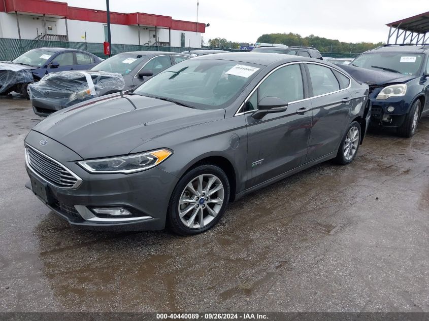 2017 FORD FUSION ENERGI TITANIUM - 3FA6P0SU5HR299296