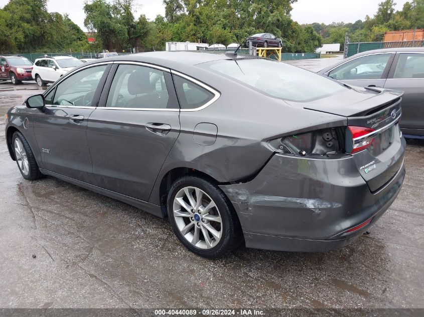 2017 FORD FUSION ENERGI TITANIUM - 3FA6P0SU5HR299296