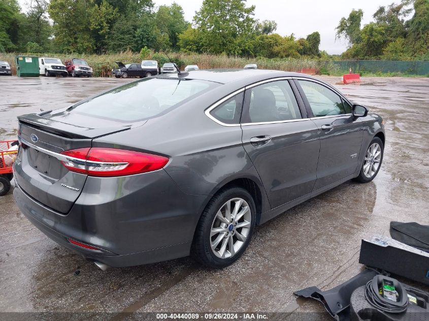 2017 FORD FUSION ENERGI TITANIUM - 3FA6P0SU5HR299296