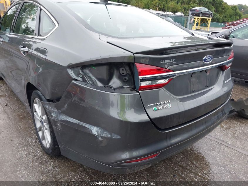 2017 FORD FUSION ENERGI TITANIUM - 3FA6P0SU5HR299296