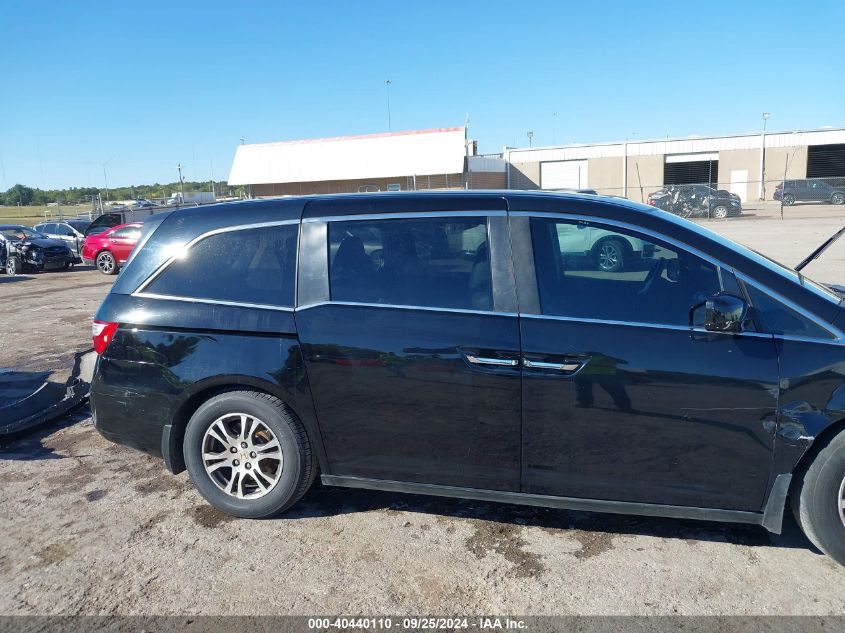 2013 Honda Odyssey Ex-L VIN: 5FNRL5H6XDB009669 Lot: 40440110