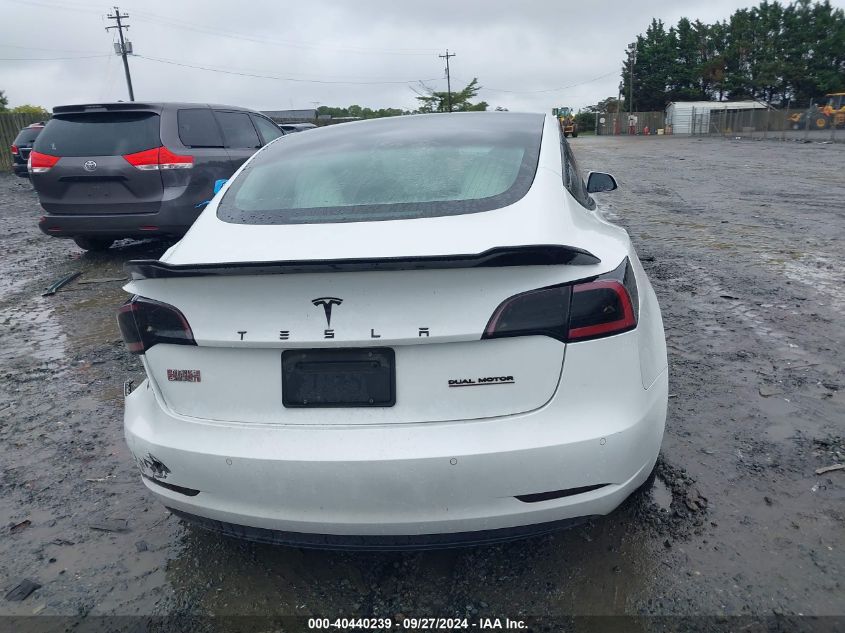 2020 Tesla Model 3 Long Range Dual Motor All-Wheel Drive VIN: 5YJ3E1EB1LF639721 Lot: 40440239