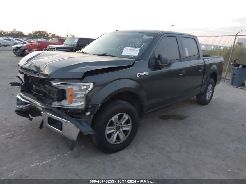 VIN 1FTEW1CBXJKE08115 2018 FORD F-150 XLT