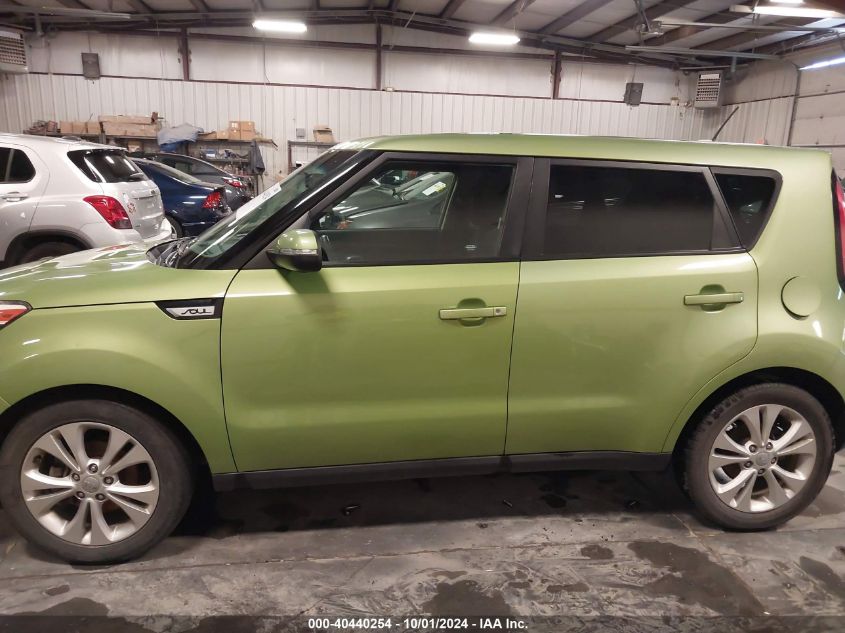 2014 Kia Soul + VIN: KNDJP3A58E7729096 Lot: 40440254