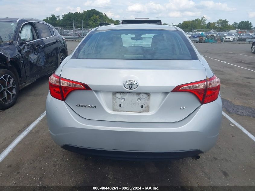 2018 TOYOTA COROLLA LE - 2T1BURHE6JC118594