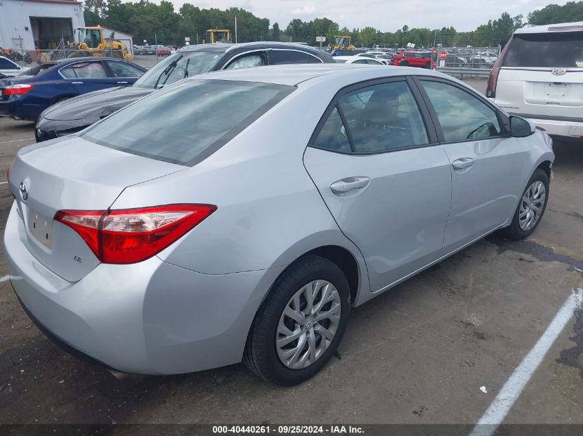 2018 TOYOTA COROLLA LE - 2T1BURHE6JC118594