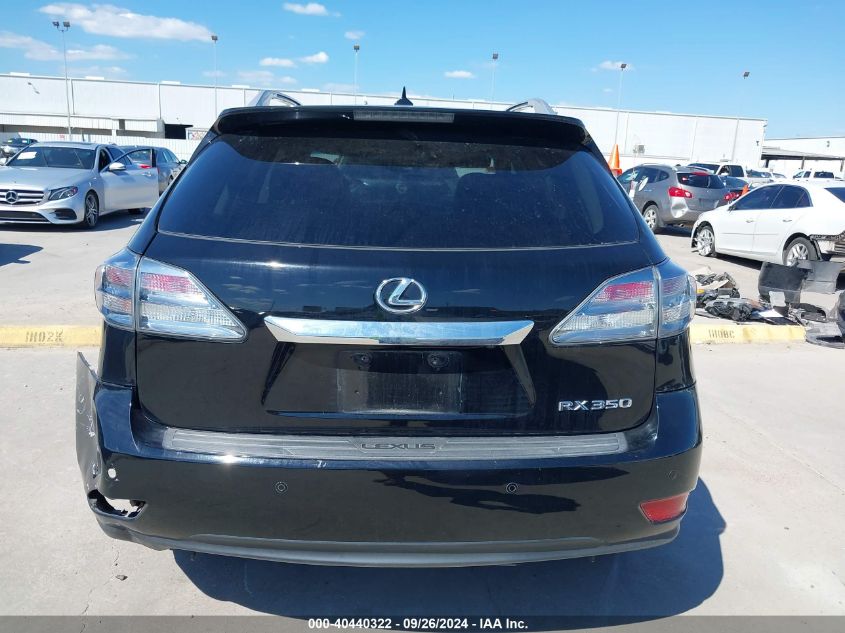 2012 Lexus Rx 350 VIN: 2T2ZK1BA6CC067916 Lot: 40440322