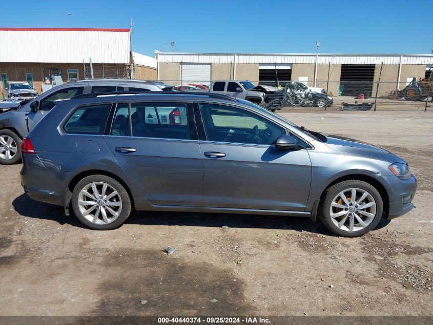 3VWC17AU4GM517018 2016 Volkswagen Golf Sportwagen Tsi Se 4-Door